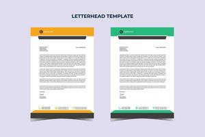 kreativa företag brevpapper designmall vektor
