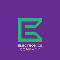 elektronisk företag logotyp vektor