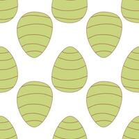 påsk ägg mönster jakt vår mönster textil- vektor