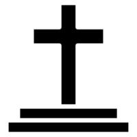 Kreuz-Glyphe-Symbol vektor