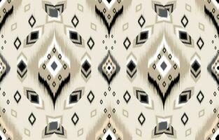 orientalisk etnisk sömlös mönster traditionell bakgrund design för matta, tapeter, kläder, inslagning, batik, tyg, vektor illustration broderi stil.