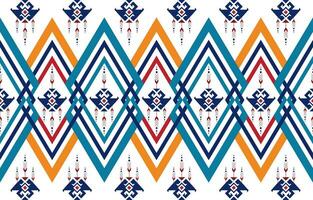 ethnisch Stammes- Ikat nahtlos Muster Design. aztekisch Stoff Teppich Mandala Ornament Chevron Textil- Hintergrund Dekoration. indisch geometrisch Stoff afrikanisch amerikanisch Textur Vektor Illustrationen.