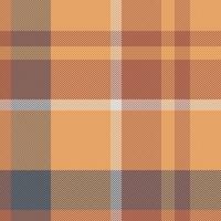 Stoff Muster nahtlos von Textil- Plaid Tartan mit ein Hintergrund Vektor Textur überprüfen.