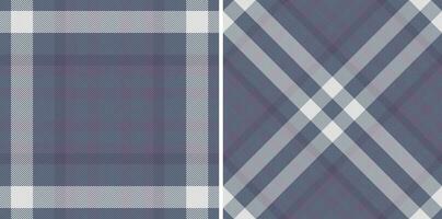 Textur prüfen Tartan von Hintergrund Textil- Muster mit ein Plaid Vektor Stoff nahtlos. einstellen im kalt Farben. Beste Flanell Hemden Mode.