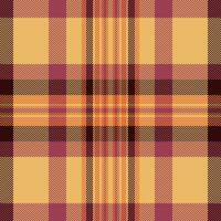 Vektor Textil- Tartan von nahtlos Muster Hintergrund mit ein Plaid Stoff prüfen Textur.