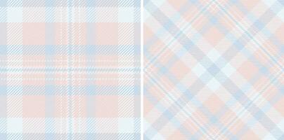 Textur Muster Plaid von prüfen Hintergrund Tartan mit ein Vektor Stoff nahtlos Textil.