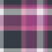 Stoff Muster Textil- von Hintergrund Vektor Plaid mit ein Tartan prüfen Textur nahtlos.