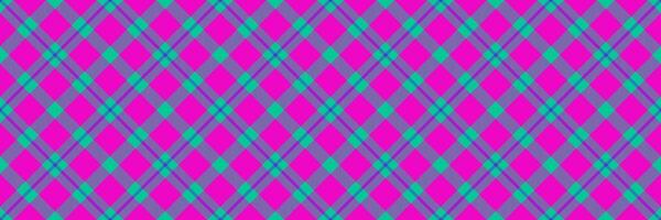 passen prüfen Textil- Stoff, bunt Textur Plaid Hintergrund. ordentlich Muster nahtlos Tartan Vektor im hell und blaugrün Farben.