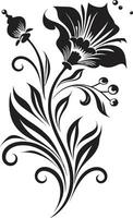 graciös vektor blomma enda konstnärlig logotyp rena kronblad skiss minimal hand dragen emblem