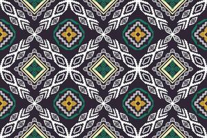 ethnisch Zahl aztekisch Stickerei Stil. geometrisch Ikat orientalisch traditionell Kunst Musterdesign zum ethnisch Hintergrund, Hintergrund, Mode, Kleidung, Verpackung, Stoff, Element, Sarong, Grafik, Vektor Illustration