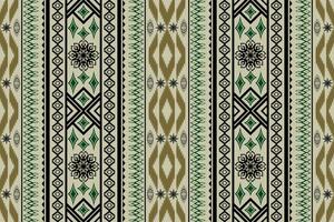 ethnisch Zahl aztekisch Stickerei Stil. geometrisch Ikat orientalisch traditionell Kunst Musterdesign zum ethnisch Hintergrund, Hintergrund, Mode, Kleidung, Verpackung, Stoff, Element, Sarong, Grafik, Vektor Illustration