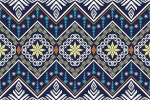 ethnisch Zahl aztekisch Stickerei Stil. geometrisch Ikat orientalisch traditionell Kunst Musterdesign zum ethnisch Hintergrund, Hintergrund, Mode, Kleidung, Verpackung, Stoff, Element, Sarong, Grafik, Vektor Illustration