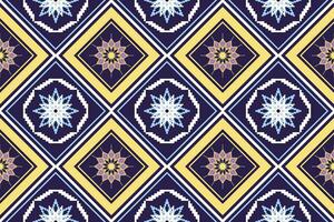 ethnisch Zahl aztekisch Stickerei Stil. geometrisch Ikat orientalisch traditionell Kunst Musterdesign zum ethnisch Hintergrund, Hintergrund, Mode, Kleidung, Verpackung, Stoff, Element, Sarong, Grafik, Vektor Illustration