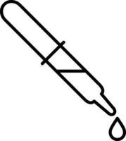 Tropfer Gliederung Vektor Illustration Symbol