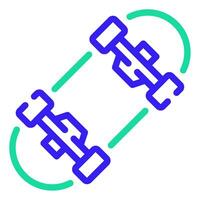 Skateboard Symbol Illustration zum Netz, Anwendung, Infografik, usw vektor