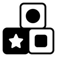 block ikon illustration för webb, app, infografik, etc vektor