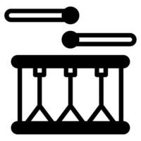 trumma ikon illustration för webb, app, infografik, etc vektor