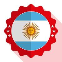 argentina kvalitet emblem, märka, tecken, knapp. vektor illustration.
