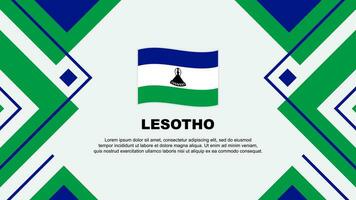 lesotho flagga abstrakt bakgrund design mall. lesotho oberoende dag baner tapet vektor illustration. lesotho illustration