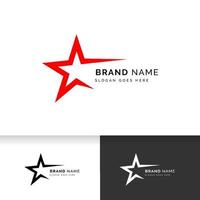 stjärna logotyp formgivningsmall. stjärna vektor ikon