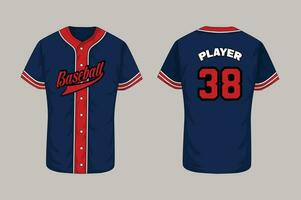 vektor baseboll t-shirt mall