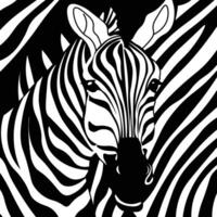 Zebra Karikatur Hintergrund. vektor