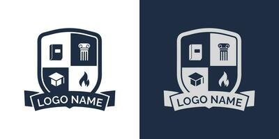 Bildung Logo Konzept. Logo Design Vorlage. Vektor Illustration.