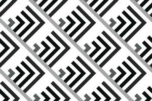 retro schwarz und Weiß geometrisch nahtlos Muster Hintergrund vektor