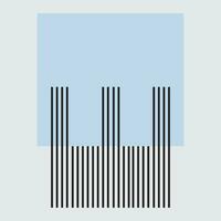 abstrakt Barcode schwarz und Weiß Farbe. Vektor Illustration.