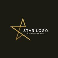 modern und einzigartig geometrisch Star abstrakt Logo Vorlage Design. Logo zum Geschäft, Marke und Unternehmen. vektor