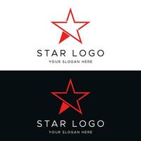modern und einzigartig geometrisch Star abstrakt Logo Vorlage Design. Logo zum Geschäft, Marke und Unternehmen. vektor