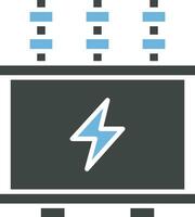 transformator ikon vektor bild.