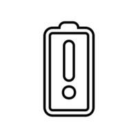 Batterielade-Symbolvektor. Anzeige Batterie Illustration Symbol. Akku-Logo. vektor