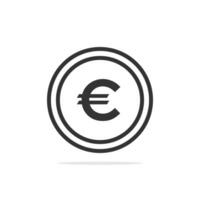 Euro Münze Vektor Illustration Design