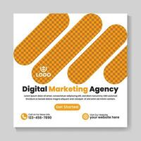 korporativ Digital Marketing Agentur Sozial Medien Post Design kreativ Platz Netz Banner Vorlage vektor