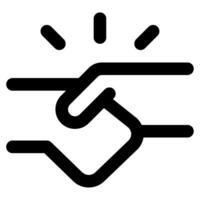 Partnerschaft Symbol Illustration zum Netz, Anwendung, Infografik, usw vektor