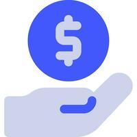 Hand halten Geld Symbol Illustration zum Netz, Anwendung, Infografik, usw vektor