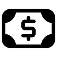 Banknote Symbol Illustration zum Netz, Anwendung, Infografik, usw vektor