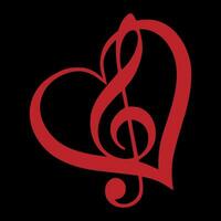 handgeschrieben Vektor Logo Text Laser- Schnitt Liebe und Herz glücklich Valentinsgrüße Tag Karte, romantisch Zitat zum Design Gruß Karte