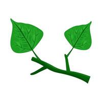 blad grön växt illustration vektor