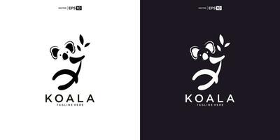 Koala Logo Design Vektor Inspiration