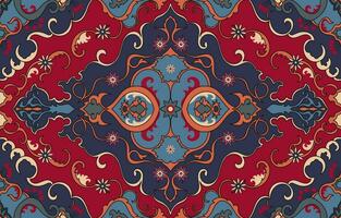 navajo Muster.persisch Teppich.aztekisch tribal.nahtlos geometrisch Muster. einheimisch ethnisch Teppich. Ethnizität. rot Teppich, das Geschichte von das Feuer Krieg. vektor