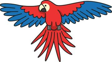 Papagei Symbol. Karikatur Illustration von Papagei Vektor Symbol zum Netz