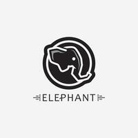 elefant logotyp vektor illustratör formgivningsmall