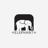 elefant logotyp vektor illustratör formgivningsmall