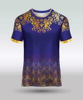 sublimering t-shirt design, jersey design vektor