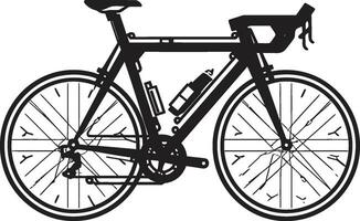 Stadt Kreuzfahrt Vektor Fahrrad Logo klassisch Rad schwarz Fahrrad Design