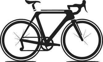 Stadtpedal Vektor Fahrrad Emblem klassisches Rad schwarz Fahrrad Symbol Design