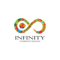 infinity logotyp mall vektor