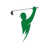 golf logotyp mall vektor illustration